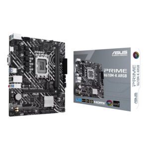 Asus PRIME-H610M-K-ARGB wr 01a Asus PRIME H610M-K ARGB Intel LGA1700 M-ATX Motherboard