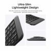 Keychron B11 Pro Ultra-Slim Wireless Foldable Keyboard Alice Layout - Space Gray