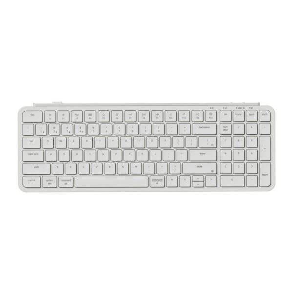Keychron B2 Pro Ultra-Slim 96% Wireless Keyboard - Ivory White