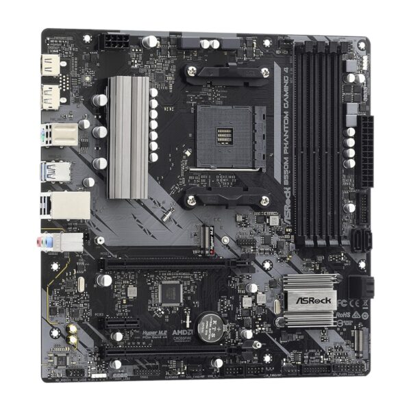 ASRock B550 Phantom Gaming 4 AM4 M-ATX Motherboard