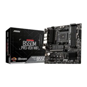 B550M-PRO-VDH-WIFI wr 05 MSI B550M PRO-VDH WIFI AMD AM4 MATX Gaming Motherboard