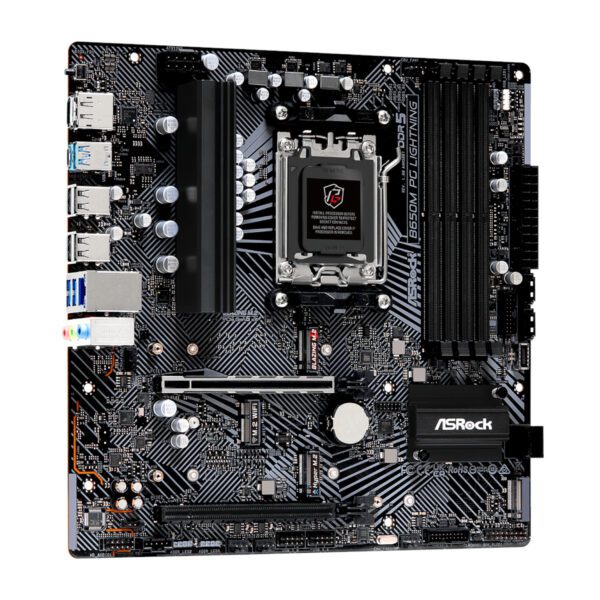 ASRock B650M PG Lightning AMD AM5 Micro ATX Motherboard