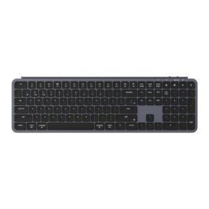 B6P-K1 wr 01a Keychron B6 Pro Ultra-Slim 100% Wireless Keyboard – Space Grey