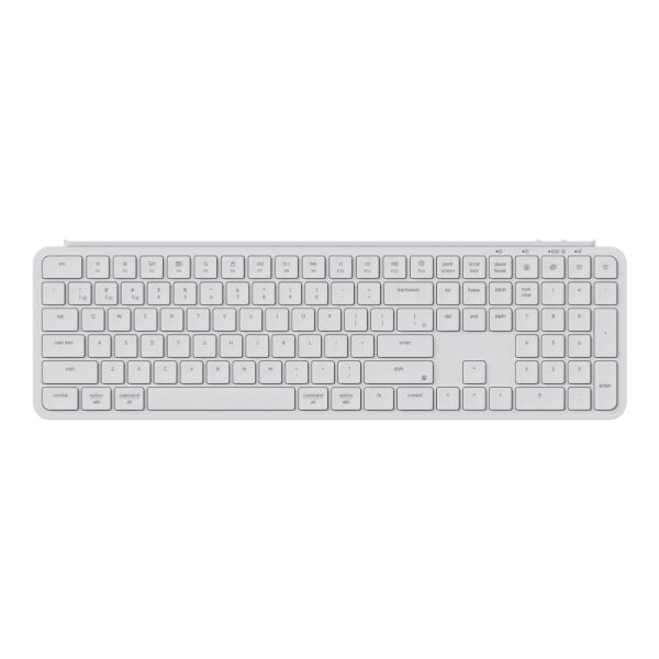 B6P-K8 wr 01a Keychron B6 Pro Ultra-Slim 100% Wireless Keyboard – Ivory White