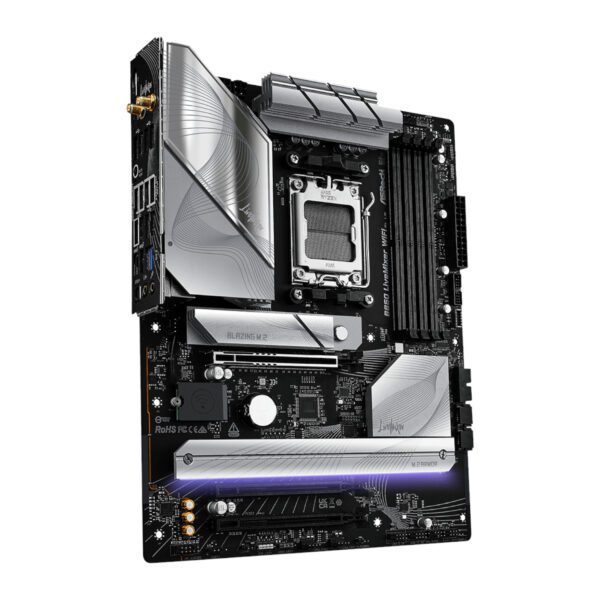 B850LIVEMIXERWIFI ASRock-B850-LiveMixer-WiFi-AM5-ATX-Gaming-Motherboard wr 03 ASRock B850 LiveMixer WiFi AM5 ATX Gaming Motherboard