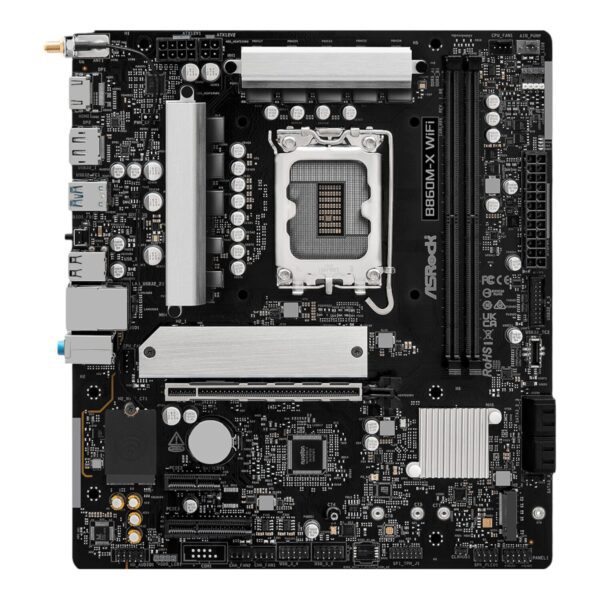 B860M-XWIFI-WR-03 ASRock B860M-X WIFI Micro ATX DDR5 Motherboard (PCIe 5 and Wi-Fi 6E)