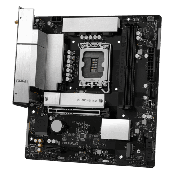 B860M ROCK WIFI ASRock B860M Rock WiFi Intel LGA1851 MAT wr 04 ASRock B860M Rock WiFi Intel LGA1851 MATX Gaming Motherboard