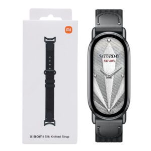 Xiaomi Smart Band 10 Knitted Silk Strap - Ebony Black