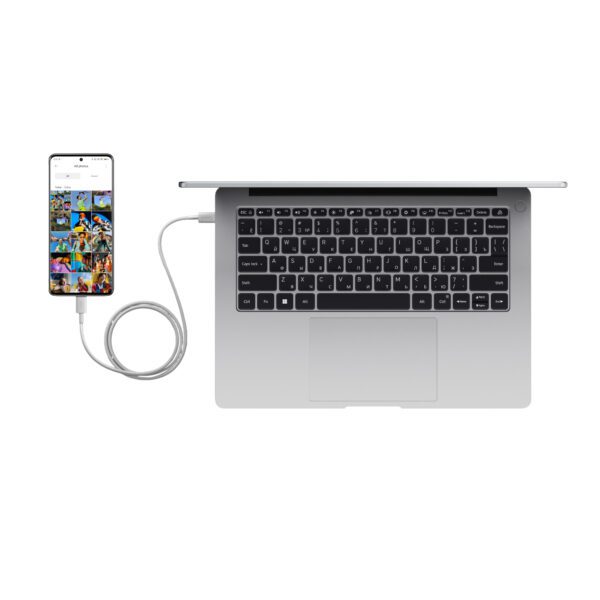 Xiaomi USB4 6A USB Type-C To USB Type-C Braided Cable 2m- (120W, 480 Mbps)