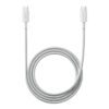 BHR087KGL Xiaomi-6A-Braided-USB-Type-C-to-USB-Type-C-Cable-1m-White wr 01 Xiaomi 6A Braided USB Type-C to USB Type-C Cable (1m) - White