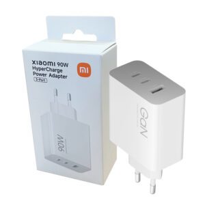 BHR087MEU Xiaomi-90W-HyperCharge-3-Port-Fast-Charger-–-White wr 05a Xiaomi 90W HyperCharge 3-Port Fast Charger – White