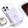 Xiaomi Magnetic Power Bank 10000 with Built-in Stand - Purple