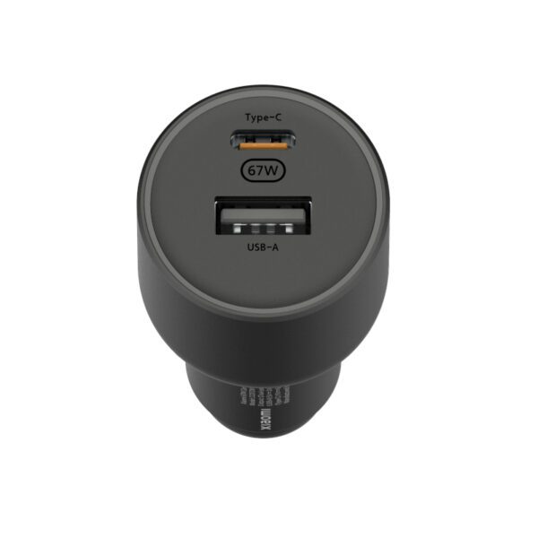 BHR6814GL wr 02 Xiaomi 67W Car Charger USB-A and Type-C