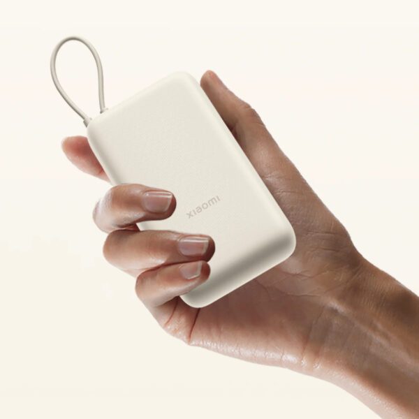 BHR8851GL Xiaomi-33W-PBank-20000mAh-Tan wr 04 Xiaomi 33W Power Bank 20000mAh (Integrated Cable) – Tan