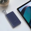 BHR8975GL Xiaomi-33W-Power-Bank-20000mAh-Integrated-Cable-–-Blue wr 06a Xiaomi 33W Power Bank 20000mAh (Integrated Cable) – Blue