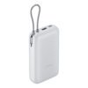 BHR9738GL Xiaomi-Power-Bank-20000-Integrated-Cable-Light-Grey wr 01 Xiaomi Power Bank 20000mAh (Integrated Cable) - Light Grey