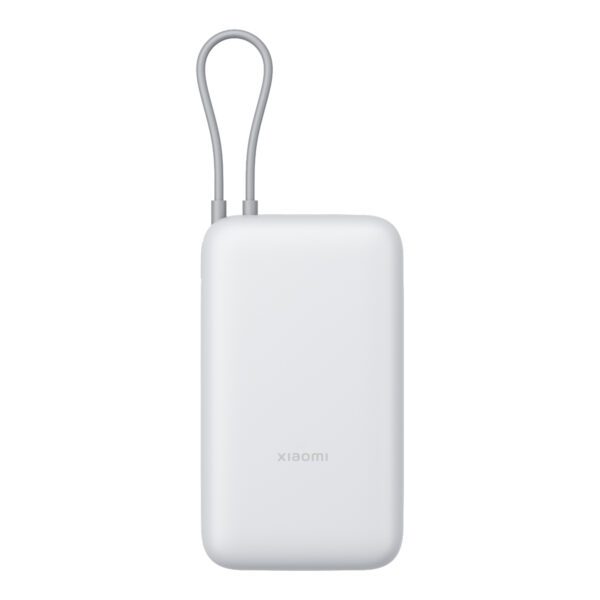 BHR9738GL Xiaomi-Power-Bank-20000-Integrated-Cable-Light-Grey wr 02 Xiaomi Power Bank 20000mAh (Integrated Cable) - Light Grey