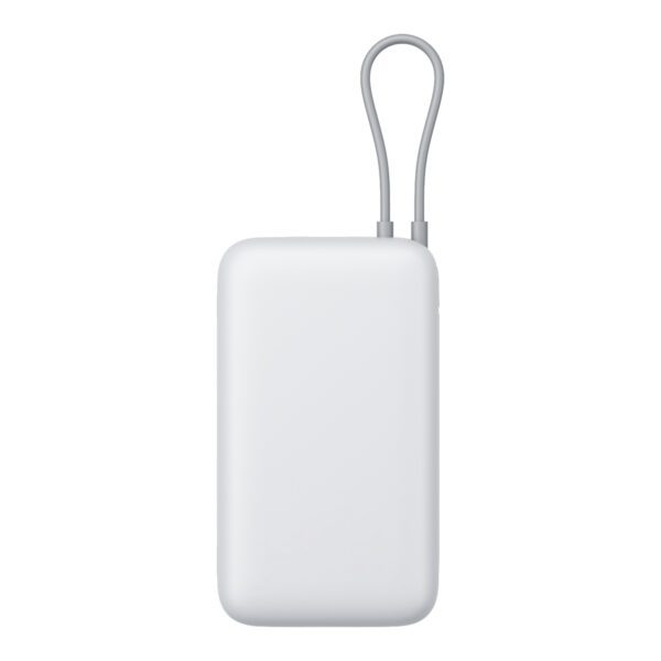 BHR9738GL Xiaomi-Power-Bank-20000-Integrated-Cable-Light-Grey wr 04 Xiaomi Power Bank 20000mAh (Integrated Cable) - Light Grey