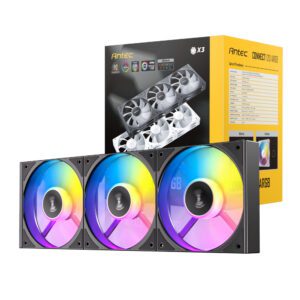 C120-ARGB-3PK-BK wr 01 Antec Connect 120 ARGB PWM Fan 3 Pack - Black