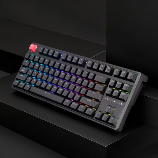C3PX-H4 Keychron C3 Pro 80 8K Super Banana Switc wr 05 Keychron C3 Pro 80% 8K Super Banana Switch Hot-swappable RGB Wired Custom Mechanical Keyboard