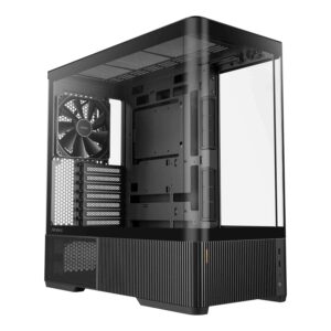 Antec C6 CURVED AIR ATX | Micro-ATX | ITX Mid-Tower Gaming Chassis - Black