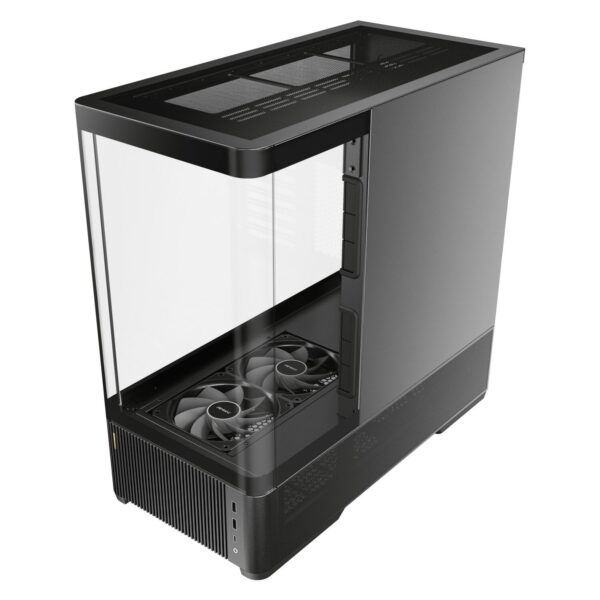 Antec C6 CURVED AIR ATX | Micro-ATX | ITX Mid-Tower Gaming Chassis - Black