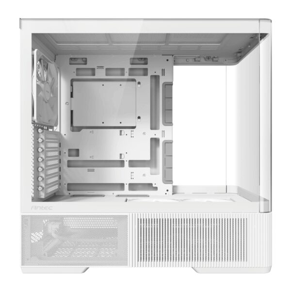 Antec C6 CURVED AIR ATX | Micro-ATX | ITX Mid-Tower Gaming Chassis - White