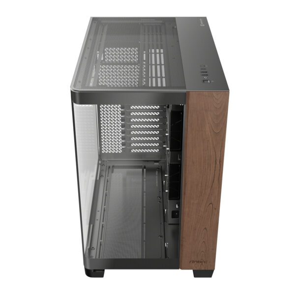 C8-CURVED-WOOD wr 02 Antec C8 Curved Wood E-ATX | ATX | Micro-ATX | ITX Dual Chamber Gaming Chassis - Black