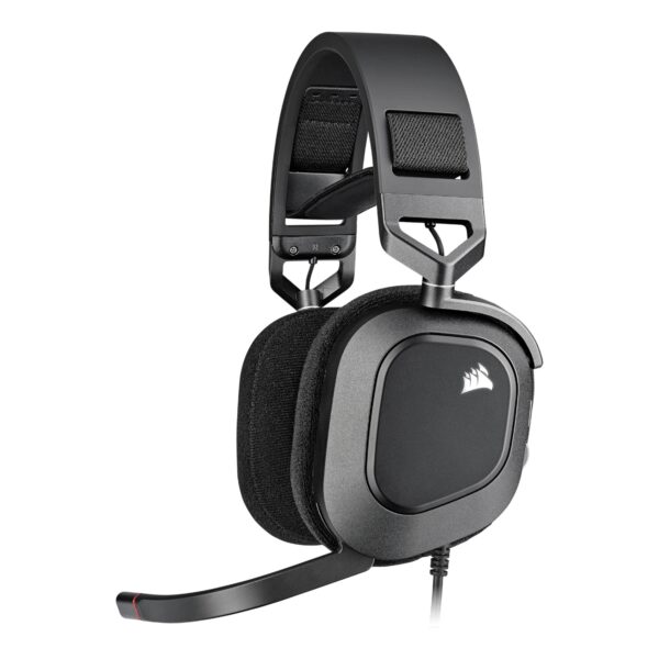 Corsair HS80 RGB USB Wired Over-Ear Gaming Headset — Carbon Black