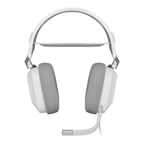 CA-9011238-AP CorsairHS80 RGB USB Wired Over-Ear Gamin wr 02 Corsair HS80 RGB USB Wired Over-Ear Gaming Headset — White