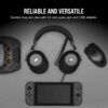 CA-9011270-AP Corsair HS65 SURROUND Wired Gaming Heads wr 05 Corsair HS65 SURROUND Wired Gaming Headset — Carbon (AP)