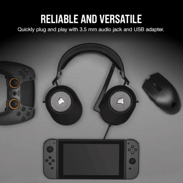 CA-9011270-AP Corsair HS65 SURROUND Wired Gaming Heads wr 05 Corsair HS65 SURROUND Wired Gaming Headset — Carbon (AP)
