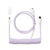 Keychron Coiled Aviator Cable - Light Purple/Straight