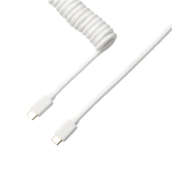 CAB-W-wr-01 Keychron Coiled Aviator White Cable