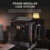 Corsair FRAME 4000D RS ARGB Modular Mid-Tower PC Case - Black