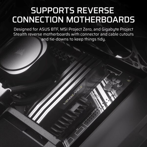 Corsair FRAME 4000D RS ARGB Modular Mid-Tower PC Case - Black