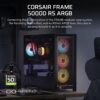 Corsair FRAME 5000D RS ARGB High-Airflow Mid-Tower PC Case - Black