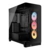 Corsair FRAME 4500X RS-R ARGB Panoramic Glass Mid-Tower PC Case - Black