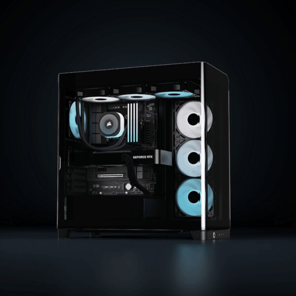 Corsair FRAME 4500X RS-R ARGB Panoramic Glass Mid-Tower PC Case - Black