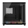 Corsair AIR 5400 LX-R RGB iCUE LINK Triple Chamber Mid-Tower PC Case - Black