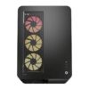 Corsair AIR 5400 LX-R RGB iCUE LINK Triple Chamber Mid-Tower PC Case - Black