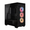 CC-9011324-WW Corsair 3500X LX-R RGB iCUE LINK Mid-Tow wr 01 Corsair 3500X LX-R RGB iCUE LINK Mid-Tower PC Case - Black