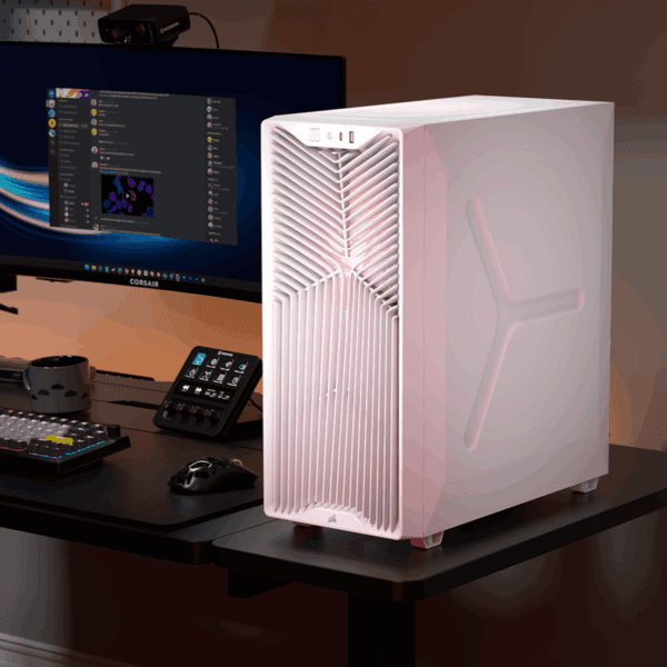 Corsair 3200D RS ARGB Mid-Tower PC Case – White