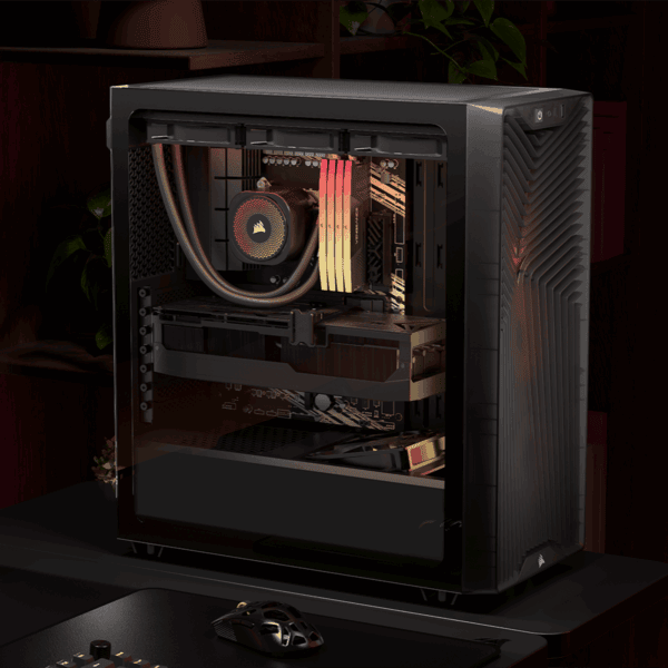 Corsair 3200D RS ARGB Mid-Tower PC Case - Smoke
