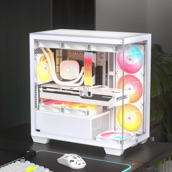 CC-9011348-WW Corsair 2800X RS-R ARGB Micro-ATX PC Cas wr 06 Corsair 2800X RS-R ARGB Micro-ATX PC Case – White