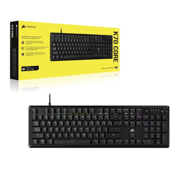 Corsair K70 CORE RGB Mechanical Gaming Keyboard - Black
