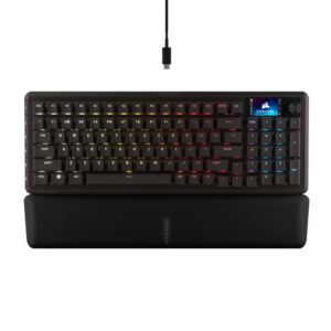 CH-91E901E-NA Corsair VANGUARD 96 Mechanical Gaming Ke wr 01 Corsair VANGUARD 96 Mechanical Gaming Keyboard, CORSAIR MLX Plasma - Black