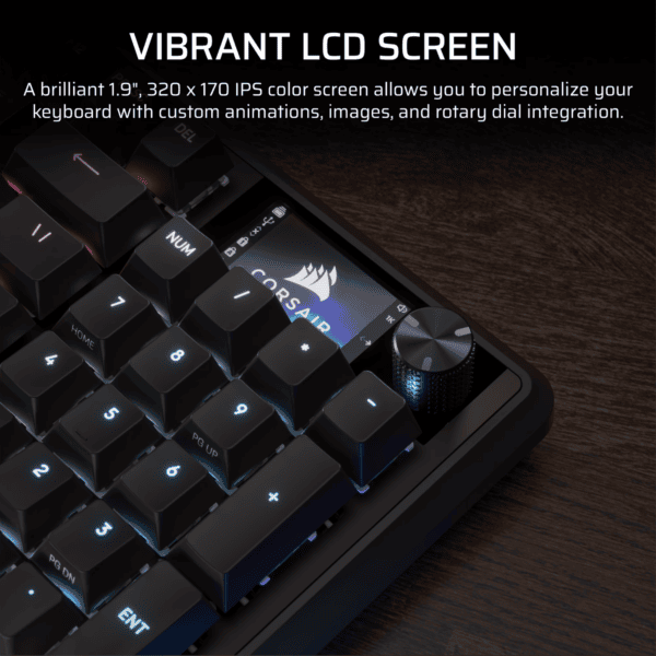 Corsair VANGUARD 96 Mechanical Gaming Keyboard, CORSAIR MLX Plasma - Black