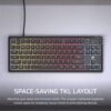CH-9216065-NA Corsair K55 CORE TKL RGB Gaming Keyboard wr 03 Corsair K55 CORE TKL RGB Gaming Keyboard