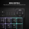 Corsair K55 CORE RGB Gaming Keyboard - Black